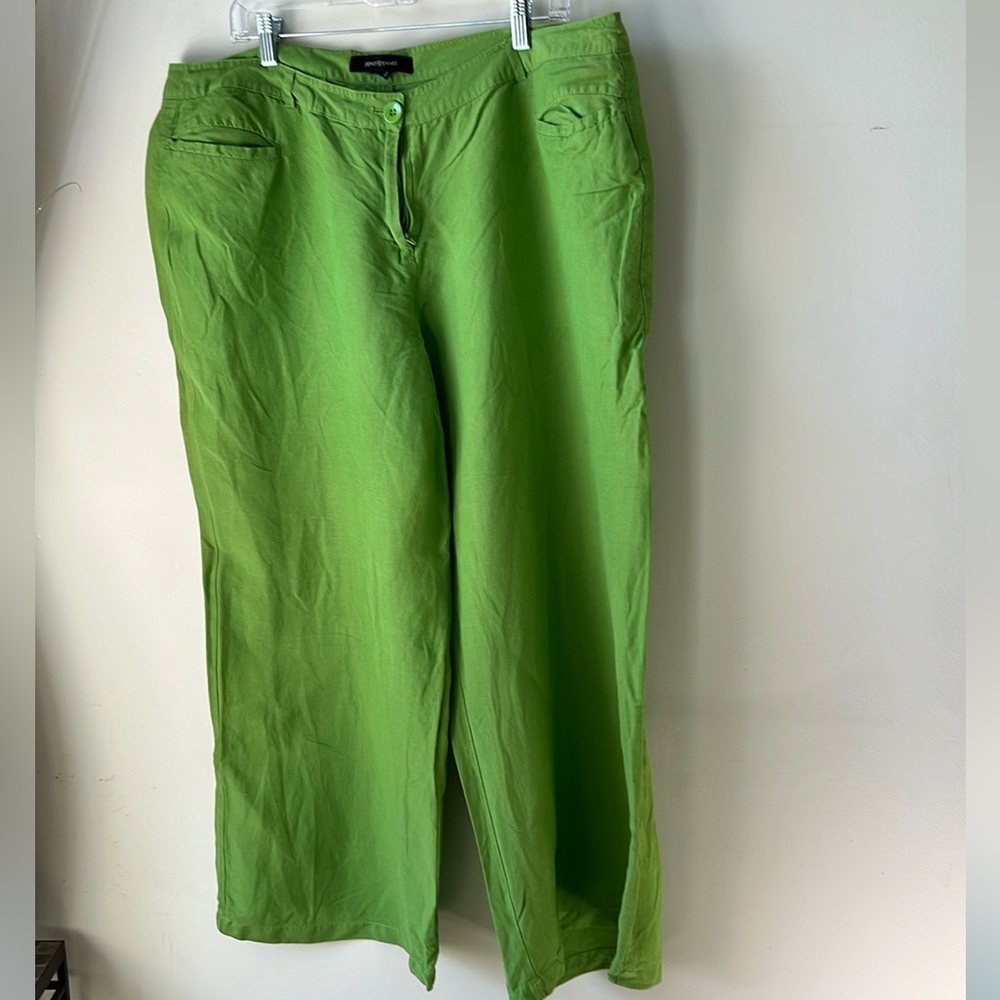 Preowned Ashley Stewart Linen Blend Pants Bundle Women’s Size 20 - Picture 3 of 4